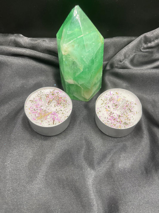 Fertility- Intention Tea Light Candles