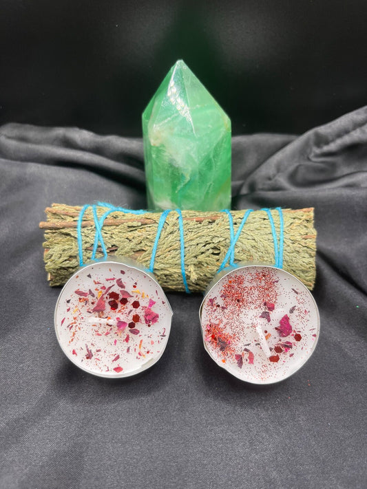 Love Spell- Intention Tea Light Candles