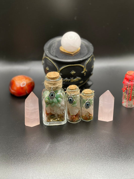 Manifestation Crystal Jar